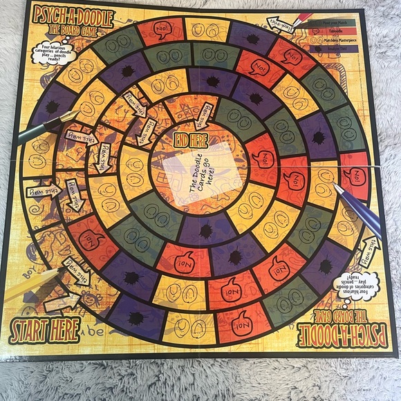 Psych-A-Doodle The Board Game - Family, Age 6‎ + COMPLETE - Picture 8 of 8